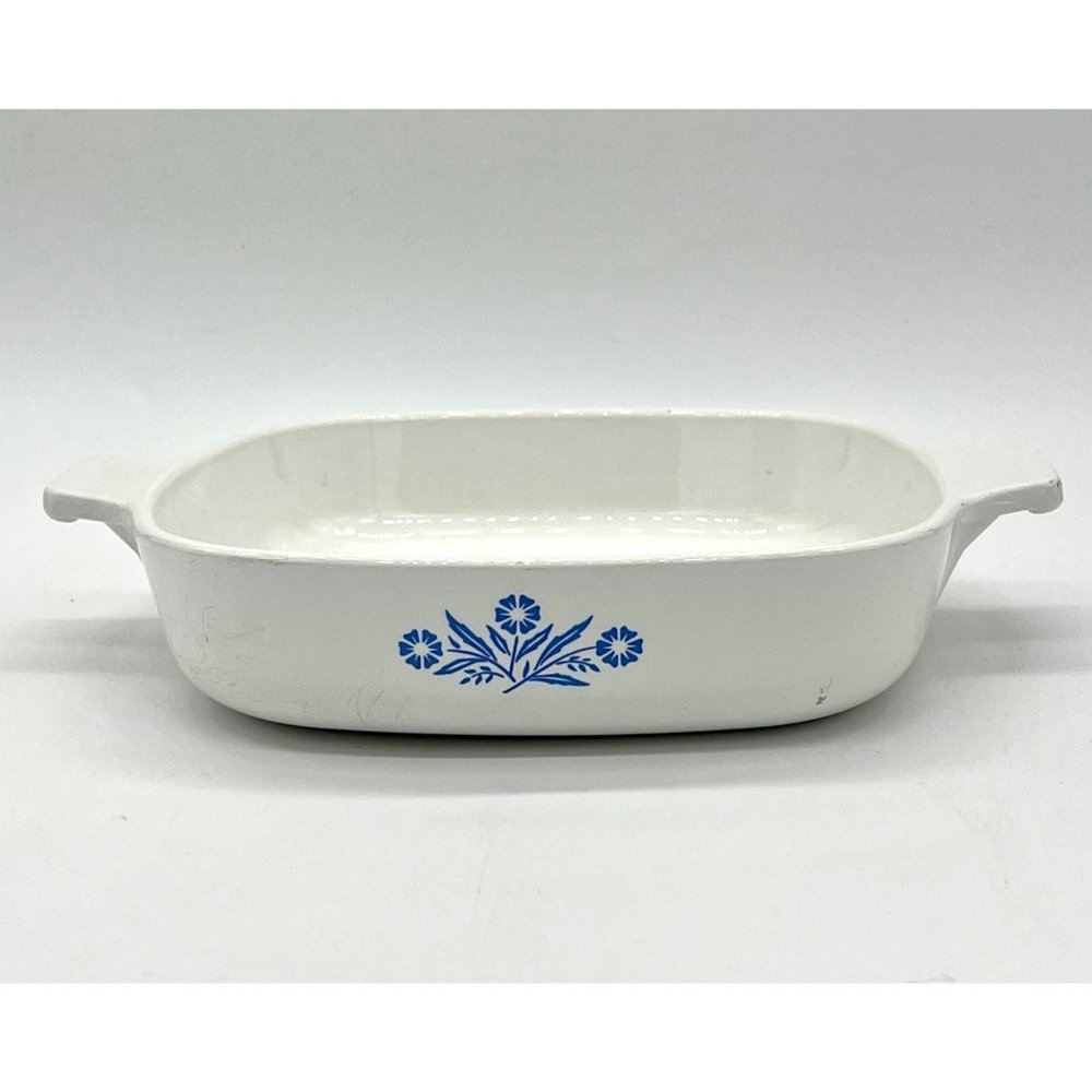 Vintage Corningware Cornflower Blue Square Casserole P-7-B - Picture 1 of 4